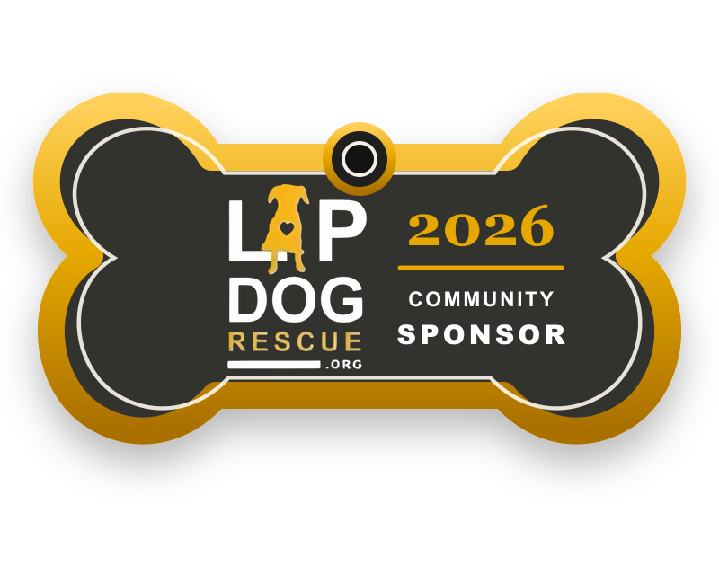 Lap Dog Rescue 2026 Community Sponsor badge